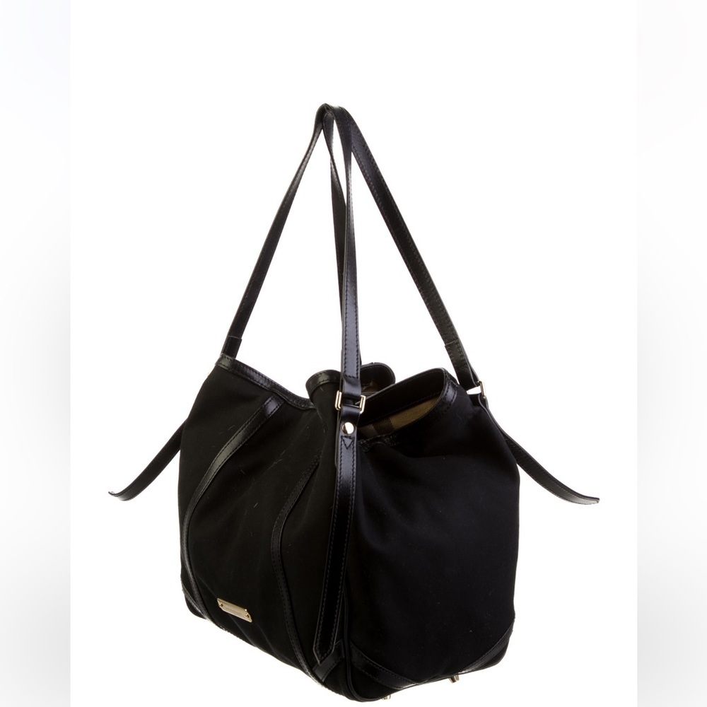 BURBERRY Canvas House Check Tote - Picture 5 of 9
